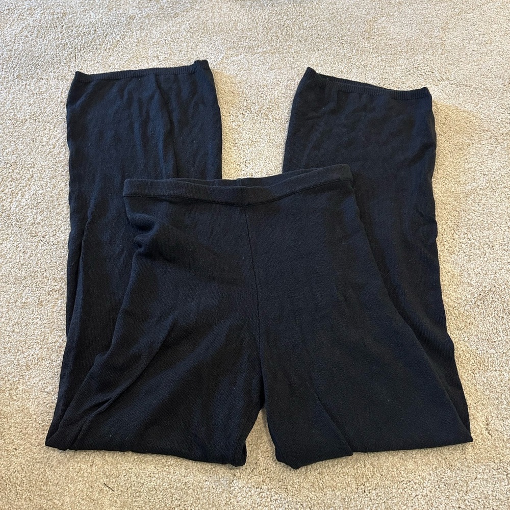 Cult Gaia Black Knit Pants - Picture 2 of 15
